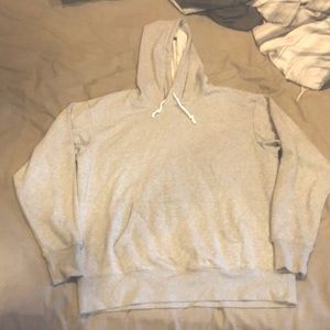 Gray Plain Hoodie
